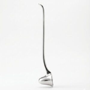 Elegant Vintage Silver-Tone Bell Candle Snuffer